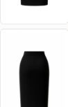 กระโปรงทรงดินสอแบบเดรปสำหรับผู้หญิง ชุดยูนิฟอร์มสำนักงาน - Product Image 3