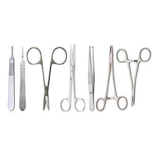 Caja de Cirugía Manual Pequeña, Juego de Cirugía Menor de 14 Piezas, Instrumentos Quirúrgicos de Acero Inoxidable, Aprobado por CE, Uso Hospitalario, por Dentavex - Product Image 3