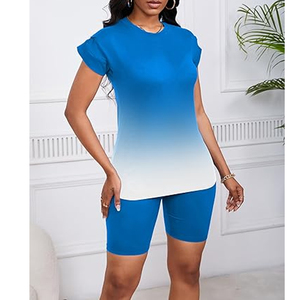 Women Breathable Oversized T Shirt and Shorts <b>Set</b> Fashion Casual Daily Wear Outfit - Product Image 4