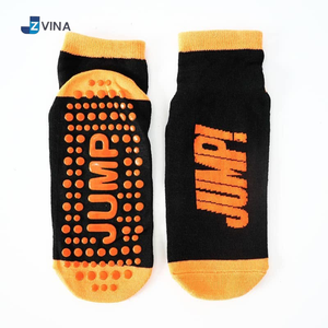 Logo personnalisé Trampoline Cheville Chaussettes Anti-dérapant Respirant Chaussette pour Sport Saut ODM JZVINA Vietnam Usine - Product Image 4