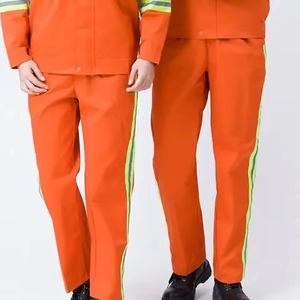Pantalones de Trabajo de Seguridad de Alta Visibilidad Verdes, Transpirables, Resistentes al Fuego, de Secado Rápido, de Poliéster - Product Image 1