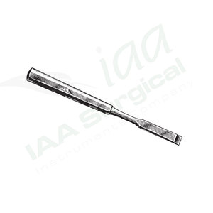Cincel Quirúrgico para Huesos Bruns de 19 cm, Instrumento Ortopédico Manual, Clase I, Certificado CE ISO13485 - Product Image 3