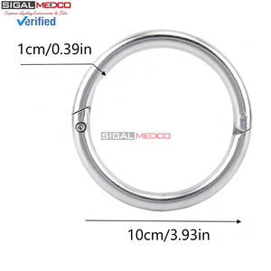 Premium Stainless Steel Bull <b>Nose</b> <b>Rings</b> for Cattle Strong Durable Livestock <b>Nose</b> <b>Rings</b> Bulls Cows Reliable Husbandry Accessory - Product Image 3