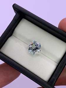 Natural <b>Aquamarine</b> Gemstone Fancy Hexagon Cut Loose <b>Stone</b> For Jewelry Design Faceted Crystal Wholesale - Product Image 4