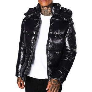 Chaquetas Acolchadas Negras de Alta Calidad para Clima Frío, Chaqueta de Invierno para Hombre, Chaqueta Acolchada de Plumón de Alta Calidad - Product Image 4