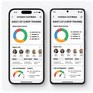 แอปทำการ์ดเชิญ RoyalCraft – สร้างการ์ดเชิญ การ์ดแต่งงาน การ์ดงานเลี้ยง และเทมเพลต ios/android - Product Image 3