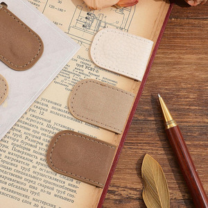 Wholesale Handmade genuine <b>leather</b> maple leaf <b>bookmark</b> reading accessory with maple leaf design for daily use in wholesale rate - Product Image 1