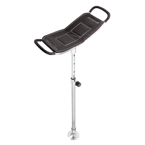 Siège de tir portable avec bâton télescopique réglable et sangle en cuir – Canne de marche extérieure pour la chasse, la pêche et les événements - Product Image 4
