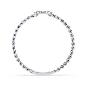 Bague Éternité en Or 10K Plaqué Rhodium avec Diamants de Laboratoire Certifiés IGI – Style Classique Tendance pour Mariage, Unisexe, Usage Quotidien - Product Image 4