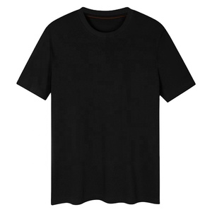 เสื้อยืดผู้ชายคุณภาพสูง แขนสั้น ผ้าเจอร์ซีย์ 180  ผสมคอตตอน 65% โมดอล 30% ไหมหม่อน 5%  ระบายอากาศได้ดี เหมาะสำหรับฤดูใบไม้ผลิและฤดูร้อน - Product Image 1