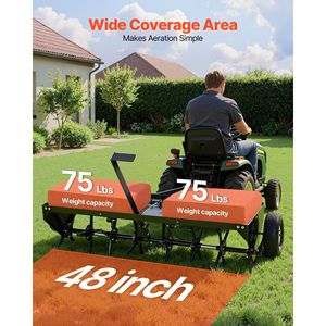 Aeratore Manuale per Prato Resistente da 40 Pollici, 150 libbre, con Attacco Universale e Funzione di Foratura, da Trainare - Product Image 2