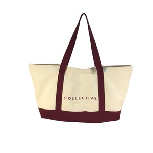 Colorfully Printed Polyester <b>Canvas</b> Cotton Tote Bag Cartoon Pattern Zipper Closure Hand Length Handle Customizable Colors Logo - Product Image 4