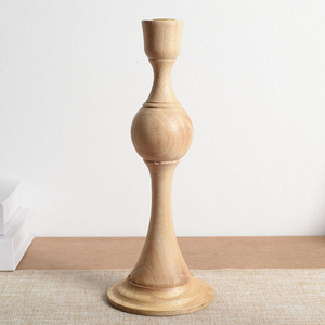 Customized <b>Wooden</b> <b>Candlestick</b> Holder Custom Colors for Home and Wedding Decoration for Christmas FeaNordic <b>Wooden</b> Candle Holder - Product Image 4