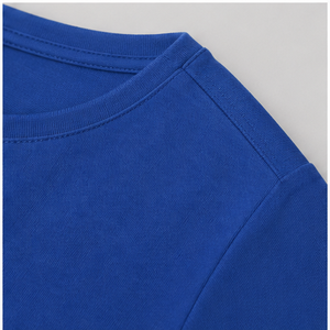 T-shirt pour femme bleu royal à col bateau et manches courtes, coupe décontractée WTS-0068 - Product Image 6