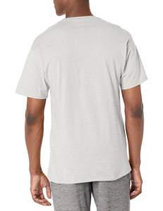 Camiseta blanca lisa al por mayor, personalizada, 100% algodón, con impresión de logotipo para hombre, camisetas lisas impresas en blanco y negro, OEM y ODM - Product Image 2