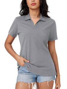 Summer Breathable Quick Dry Women Polo Shirts New Design Custom Made <b>Plain</b> Casual Wear Polo Shirts For Ladies - Product Image 4