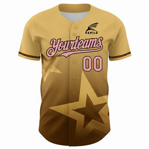 Maillot de baseball respirant 100 % polyester personnalisé avec logo, ensemble uniforme de sport pour adultes, le plus vendu - Product Image 4