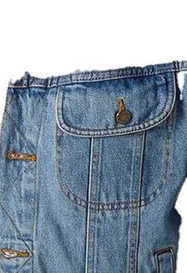 Chaqueta vaquera de primavera transpirable de manga Regular ajustada informal personalizada de buena calidad, chaqueta de motorista rasgada para hombre, estilo clásico frontal personalizado - Product Image 4