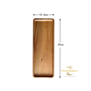 Bandeja Rectangular Desechable de Madera Estilo Japandi Ecológica a Bajo Precio para Regalos, Uso Doméstico, Té, Frutas, Verduras, Postres - Product Image 3