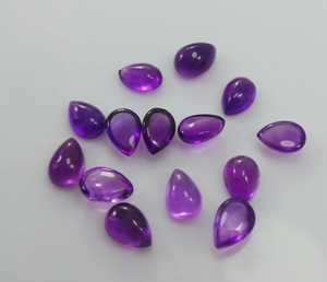 Prix de gros Cabochon en améthyste violette naturelle de qualité supérieure, pierre précieuse en vrac certifiée par un tiers, pour la fabrication de bijoux - Product Image 1