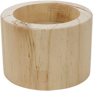 Cylinder Wooden Bed Risers Solid <b>Wood</b> Furniture Risers in Natural Finish for Sofa Couch Chair Table - Product Image 2