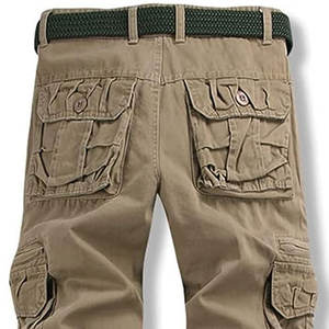 Pantalon Cargo Décontracté pour Homme – Meilleur Design, Coton et Polyester de Haute Qualité, Couleur Unie, Léger, Respirant, Écologique, Séchage Rapide - Product Image 4