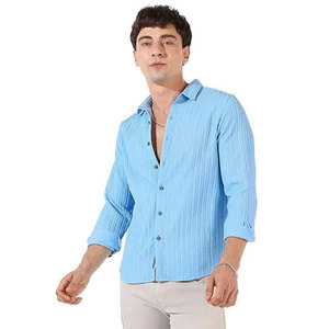 T-shirts XL à col polo personnalisés pour hommes, en coton doux respirant, motif de poche imprimé, technique de tricot lavé pour l'été - Product Image 6
