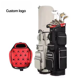Sac de golf pliable en cuir PU de qualité supérieure, durable et imperméable, avec 14 séparateurs pleine longueur, housse de pluie de voyage assortie, pour un rangement maximal des clubs - Product Image 4