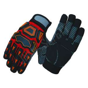 Gants de travail mécaniciens haute performance, anti-vibrations, imperméables, résistants aux chocs et aux coupures, en cuir synthétique - Product Image 2