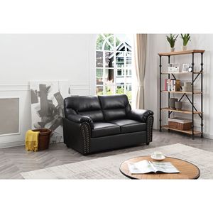 Gloria mobili Olney G263-L nero divanetto salotto elegante divano - Product Image 1