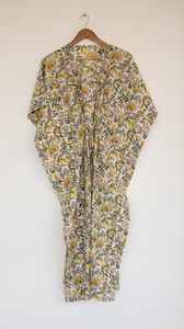 ชุดเดรสผ้าฝ้ายลายดอกโบโฮ ทำมือ สำหรับใส่ไปเที่ยวทะเลช่วงฤดูร้อน - Product Image 2