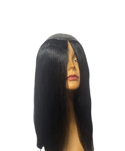 Light <b>Brown</b> Brazilian Remy Human Hair Topper for Women High Density 150% Tangle Free 20 Inches <b>Medium</b> Length Glueless for Base - Product Image 5