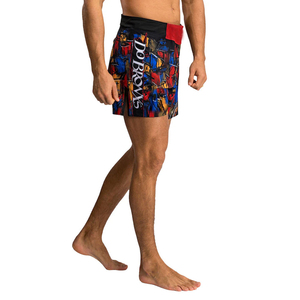 กางเกง MMA โพลีเอสเตอร์น้ำหนักเบาสำหรับผู้ชาย อุปกรณ์ต่อสู้ระดับมืออาชีพ ชุดฝึกซ้อมในยิม แห้งเร็ว สำหรับคิกบ็อกซิ่ง - Product Image 2