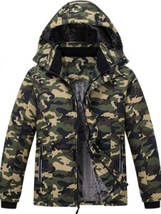 Veste coupe-vent d'hiver pour enfants, veste décontractée unie pour garçon et fille, imperméable, pour le ski, le snowboard, l'escalade, vêtements chauds - Product Image 1