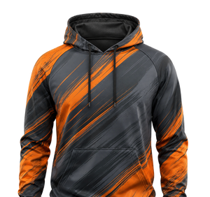 Sweat-shirt à capuche personnalisé pour équipe, sublimation, polyester léger, avec graphismes personnalisés - Product Image 3