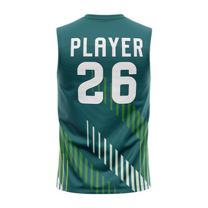 Maillot d'entraînement de football américain 7v7 personnalisé pour homme, respirant, 100 % polyester, avec nom de joueur, grande taille, sans manches, col rond - Product Image 3