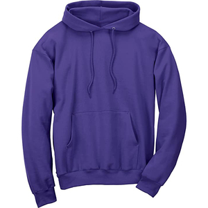 Sweat-shirt à capuche en molleton de coton uni coupe classique délavé style vintage pour homme, streetwear hiver - Product Image 4