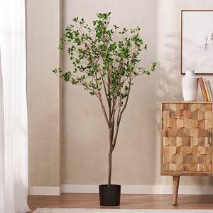 Bonsái Artificial de Hojas de Milán de 70.9 Pulgadas, Decoración para el Hogar y Regalo de Inauguración, Plantas y Follaje Artificiales - Product Image 5