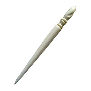 Agujas de hueso de búfalo naturales de arte popular animal hechas a mano pulidas con estilo para exportaciones - Product Image 1