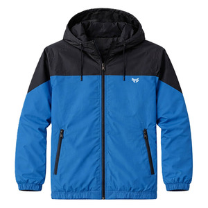 Chaqueta cortavientos con capucha de ajuste holgado para hombre, fabricante de chaquetas ligeras, impermeables, con cremallera, ropa exterior, OEM, marca privada, al por mayor - Product Image 6