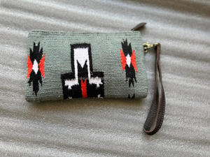 กระเป๋าคลัทช์หนังสไตล์ตะวันตก aztec สีน้ำตาลวินเทจกระเป๋าเครื่องมือหนังแท้ที่เป็นเอกลักษณ์ของ Aztec - Product Image 5