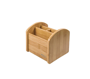Porte-stylos en bois de manguier massif, cadeau d'entreprise, boîte de rangement en bois massif, design et logo personnalisés, à vendre - Product Image 5
