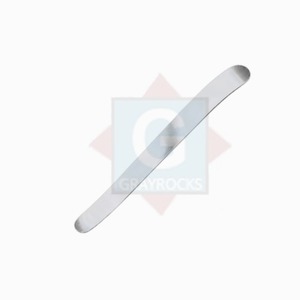 Depresor Lingual de Acero Inoxidable Plateado Buchwald, Instrumento Quirúrgico Dental Manual, Clase I, Reutilizable - Product Image 1