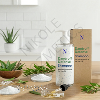 Shampooing Gel Antichute et Antipelliculaire au Panthénol et à l'Huile d'Arbre à Thé - Contrôle des Pellicules, Contrôle du Sébum, Soulagement des Démangeaisons du Cuir Chevelu pour des Cheveux Sains - Usage Quotidien
