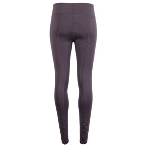 Leggings en molleton 100 % coton pour femme, très élastiques, ajustés, avec logo personnalisable, taille respirante, extensibles, effet ventre plat, écologiques - Product Image 2