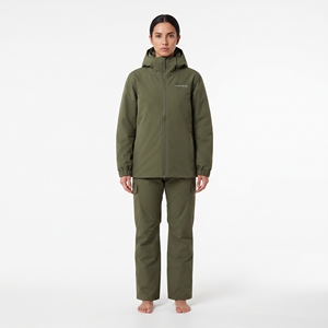 Chaqueta de Esquí Impermeable para Mujer Hawkeye, con Capucha, Verde, Aislamiento Sintético, Ropa para Exteriores - Product Image 5