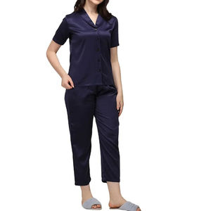 Conjunto de Pijama de Algodón Transpirable con Logotipo Personalizado para Mujer, Camisón Estampado, Diseño Personalizado, Precio al por Mayor - Product Image 2