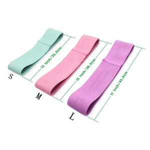 Custom Fabric Resistance Hip <b>Bands</b> Set Non Slip Elastic Booty <b>Bands</b> for Yoga Fitness Glute <b>Workout</b> Exercise Training Kit - Product Image 2