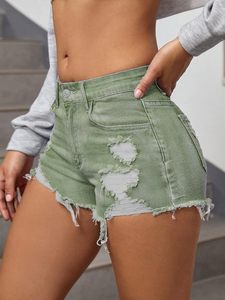 Nuevos Shorts Cargo de Mezclilla para Mujer, Estilo Profesional, con Logotipo Personalizado, para Correr, de Algodón, Ropa Casual Urbana, Proveedor OEM - Product Image 2