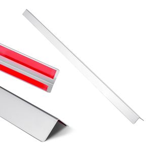 Confezione da 10 Protezioni Angolari in Acciaio Inox 304, 1,5 x 1,5 x 48 Pollici, Protezioni per Bordi a 90 Gradi - Product Image 1